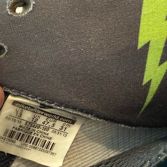 13 Sz Nike Air Foamposite One Weatherman 2013 575420-100 Rare Action News Basket - Picture 2 of 16